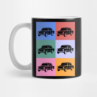 Black car vintage Mug